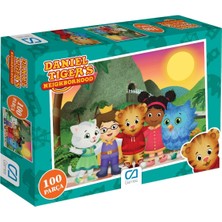 1001 Ca Games Daniel Tigers Lisanslı 100 Parça 34X24CM Çocuk Puzzle Yapboz Serisi