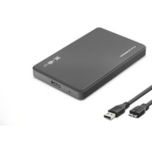 DS LLC 2.5 Sata Hdd/ssd Harici Disk Kutusu USB 3.0 Micro-B - Siyah HDX1752S