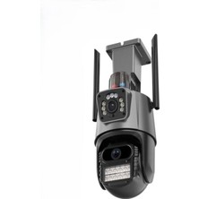 1001 Cmr7 8mp Ptz Dış Mekan Full Hd Wifi Kamera Su Geçirmez Hareket Sensörlü Gece Görüşlü Ip Kam