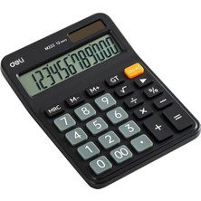 1001 Deli Hesap Makinesi 12 Digit Siyah