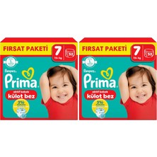 1001 Prima Külot Bebek Bezi 7 Beden 52 Adet Fırsat Paketi 2li Paket