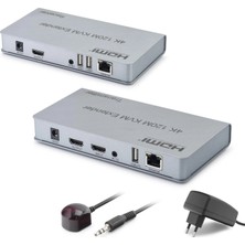 DS LLC Hdmı Kvm Extender 4K 120 M USB Ir Loop Out HDX1423