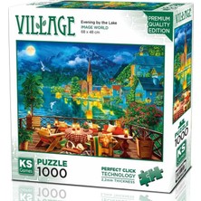 1001 Ks Games 1000 Parça Göl Kenarında Akşam Manzarası Puzzle - 20821