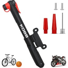 1001 Kobb KB21 Bisiklet Lastik Şişirme Pompası, 87 Psı, Alüminyum, Presta Dunlop Schrader Uyumlu, 25C