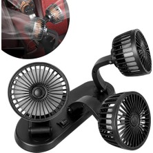 1001 Nekuba FAN10 Mini Araç Vantilatörü, 12 Volt Dc, Çakmaklık Bağlantılı, Plastik, Araç Numarat