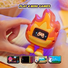 1001 Beep Boop Tochi Interaktif Elektronik Handheld Virtual Pet Sanal Dostum, 4 Mini Oyun, Müzik Modu,