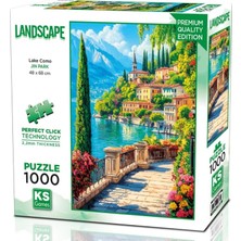 1001 Ks Games 1000 Parça Lake Como (Como Gölü) Puzzle - 20843 - Jin Park