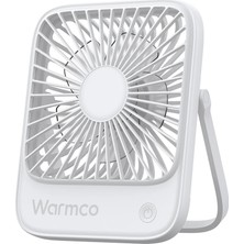 1001 Warmco D1 Masaüstü Vantilatör USB ve Type-C Bağlantılı Taşınabilir Ultra Ince Soğutucu Fan