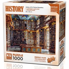 1001 Ks Games 1000 Parça St. Florian Manastır Kütüphanesi Puzzle