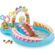 1001 Intex Candy Zone Inflatable Play Center, 116" x 75" x 51", For Ages 2+