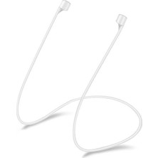 1001 Microsonic Airpods 1. Nesil / 2. Nesil Manyetik Mıknatıslı Kulaklık Ipi Beyaz [airpods 1/2 ile
