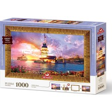1001 Art Puzzle Kız Kulesi 1000 Parça Çerçeveli Puzzle
