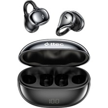 1001 Ttec Airbeat Aura Açık Kulak Tasarımlı Klipsli Kablosuz Bluetooth Kulaklık Siyah 2KM179S
