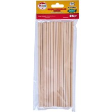 1001 Mileo Ahşap Çubuk Yuvarlak 5X200MM Naturel 1834 TYBLGL3LL4JR7NZF07