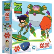 1001 Ca Games Z-Takımı Lisanslı 60 Parça 34X24CM Çocuk Puzzle Yapboz Serisi