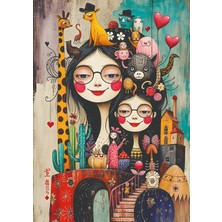 1001 Nova Puzzle 1000 Parça Iki Kız Kardeş Yetişkin Puzzle - 41200
