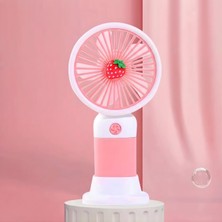 1001 Coverzone El Tipi Mini Fan, 250MAH Batarya, USB Şarj Edilebilir, Doğal Rüzgar Özelliği, Taşın