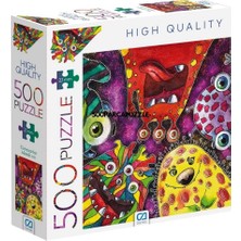 1001 Ca Games Canavarlar 500 Parça 2,2mm Kalınlık 33X48CM Profesyonel Hobi Puzzle Yapboz Serisi