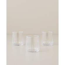 English Home Lumoria Cam 3'lü Bardak 330 ml Şeffaf
