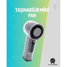 DS LLC Mini El Fanı | 3000MAH Pil | Type-C Şarj Girişi | Kompakt ve Hafif Tasarım