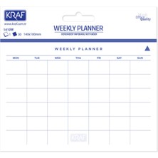 1001 Yapışkanlı Not Kağıdı Weekly Planner - Haftalık Plan 140X100 30 Yp 8680454936487