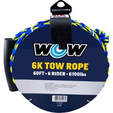 1001 Wow Sports -)"ağır Hizmet Rope"wow Watersports, 11-3020 Dünya, 6 Riders, 60 Ayaklar Çekme Halat�