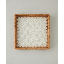 English Home Celestine Rattan Tepsi 30X30 cm Estetik ve Fonksiyonel Kullanım