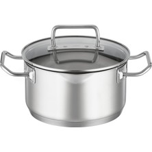 1001 Rösle Expertiso Derin Tencere 91942 - Paslanmaz Çelik 20 Cm, Kapasite 3.4 Lt