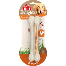 1001 8in1 Delights Strong L Boy Kemik, 130 gr Köpek Ödülü