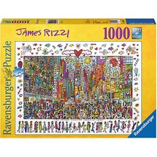 1001 Ravensburger 1000 Parça Puzzle James Rizzi-Times Square