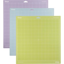 1001 Cricut 2003546 Explore Maker Lightgrip Standardgrip Stronggrip Makine Matı, 30X30CM, 3'lü Paket