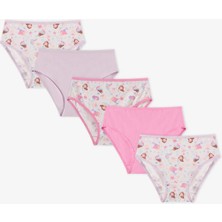 Penti Kız Çocuk Mermaids Unicorn Desenli 5'li Slip Külot