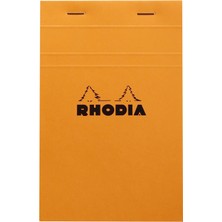 1001 Rhodia Bloknot 14200 No. 14 Kareli 80 Sayfa, 11 x 17 Cm, Turuncu