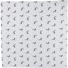 1001 Deeperlove White Zebra Muslin Örtü