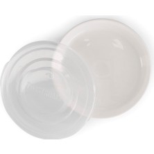 1001 Twistshake Kapaklı Bebek Çocuk Tabağı Beyaz 6+ Ay
