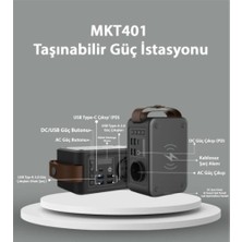 Nusrat Bilişim Makim MKT401 Taşınabilir Güç Istasyonu