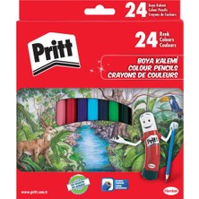 1001 Pritt Kuru Boyalar, Canlı Renklerde Boya Kalemi, Açması Kolay ve Dayanıklı Silinebilir Kalem, Y