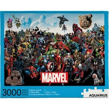 1001 Aquarıus Kova Burcu Marvel Bulmaca Cast (3000 Parça Puzzle) - Resmen Lisanslı Marvel Mal ve Koleks