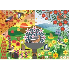 1001 Ravensburger 1000 Parça Puzzle Kuşlar