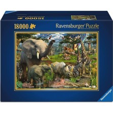 1001 Ravensburger 18000 Parça Puzzle Vahşi YAŞAM-178230