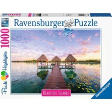 1001 Ravensburger 169085 Tropik Adalar Puzzle, 1000 Parça, Çok Renkli