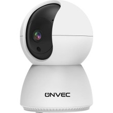 1001 Onvec Akıllı Kamera X100, 1080P Full Hd, Hareket Tespit ve Takibi, 360°, 5m Gece Görüşü, Çif