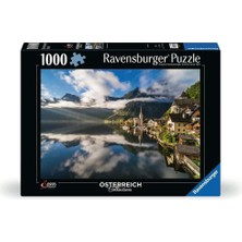 1001 Ravensburger, 1000P Puzzle Avusturya Hallstatt, Yetişkin Puzzle