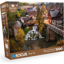 1001 Blue Focus 1000 Parça Puzzle - Rastoke