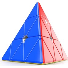 1001 Go Pyraminx Küp Hız Piramit Çıkartmasız Zeka Küp Türkiye Resmi Satıcısı (Gan Üretimidir)