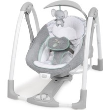 Ingenuity Convertme 2'si 1 Arada Kompakt Taşınabilir Otomatik Bebek Salıncağı ve Bebek Koltuğu