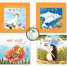 Meraklı Tilki Kitaplığı - 4 Adet Okul Öncesi Resimli Hikâye Kitabı / 5 Yaş +