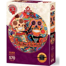 1001 Art Puzzle Mutlu Son 570 Parça Saat Puzzle