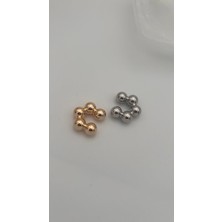 Doğaltaş Masalları Earcuff kıkırdak küpe gold renk