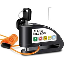 1001 Motosiklet Kilidi, Fren Diski Kilidi, Alarm 110 Db, Yüksek Sesli Motorsiklet Alarmlıdisk Kilidi, 1